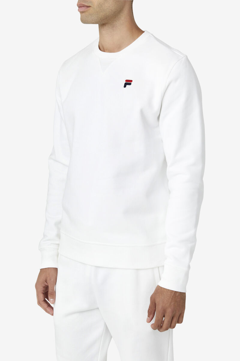 White Men's Fila Kieve Sweatshirt Sweatshirts | DOcIXj43lJY