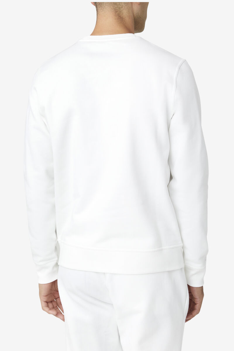 White Men's Fila Kieve Sweatshirt Sweatshirts | DOcIXj43lJY