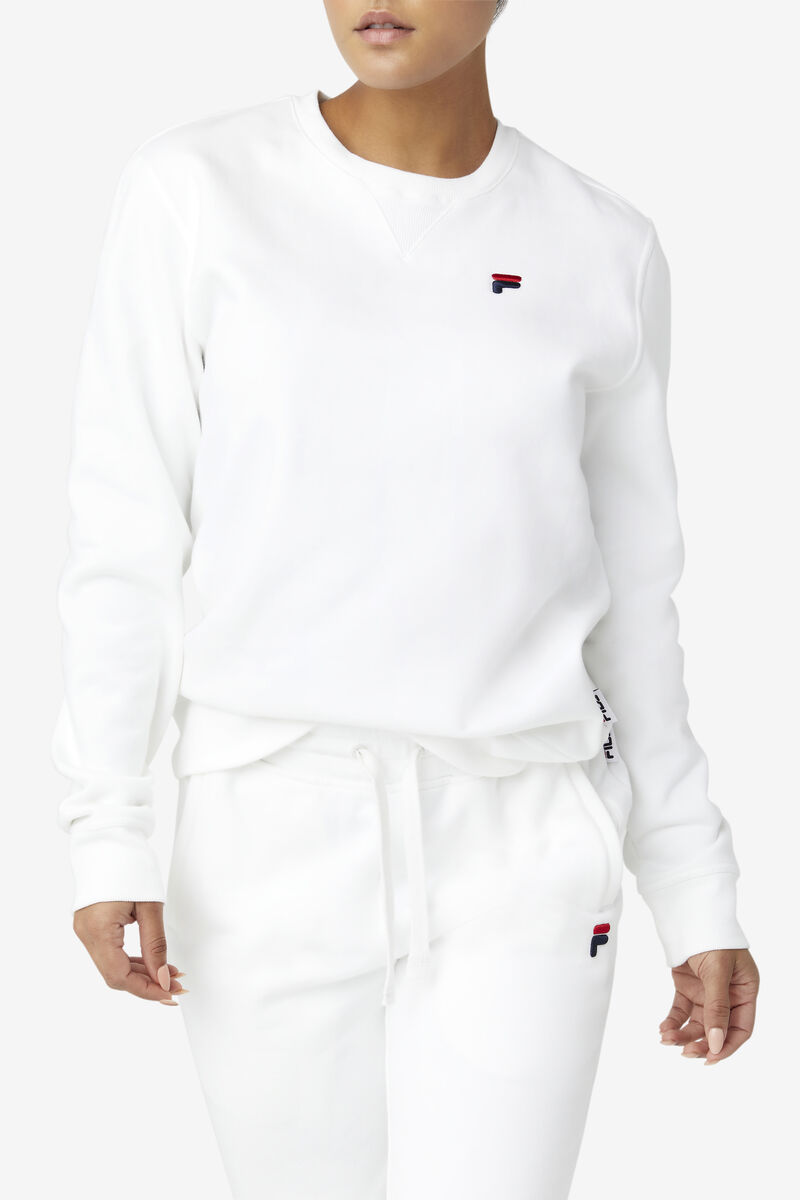 White Men's Fila Kieve Sweatshirt Sweatshirts | DOcIXj43lJY