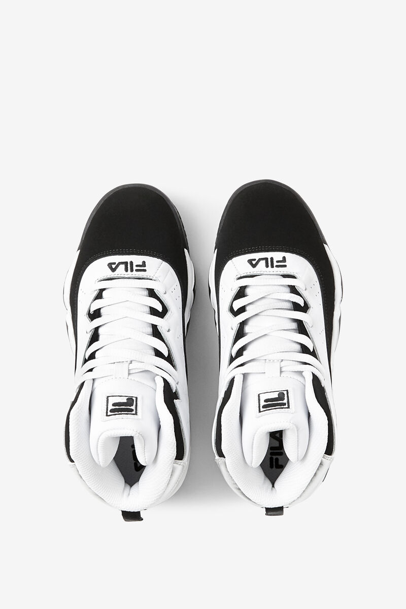 White / Metal Silver / Black Kids' Fila Little Mb Basketball Shoes | 14paJgao5xm