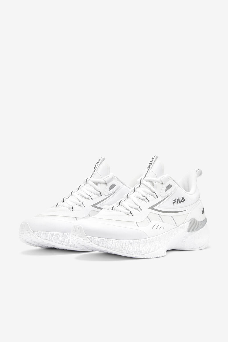 White / Metal Silver / White Men's Fila Tactik 5 Nucleus Tennis Shoe | Fila Trainers | 8eiZ4XcAB8K