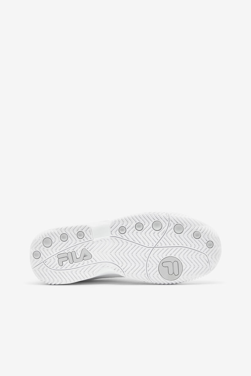 White / Metal Silver Women's Fila Double Bounce Sport Shoes | k4JAgMy6uiB