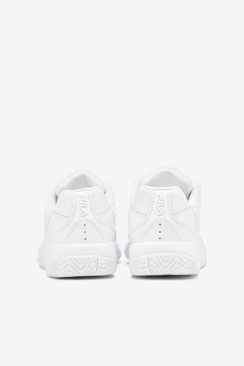 White / Metal Silver Women's Fila Double Bounce Sport Shoes | k4JAgMy6uiB