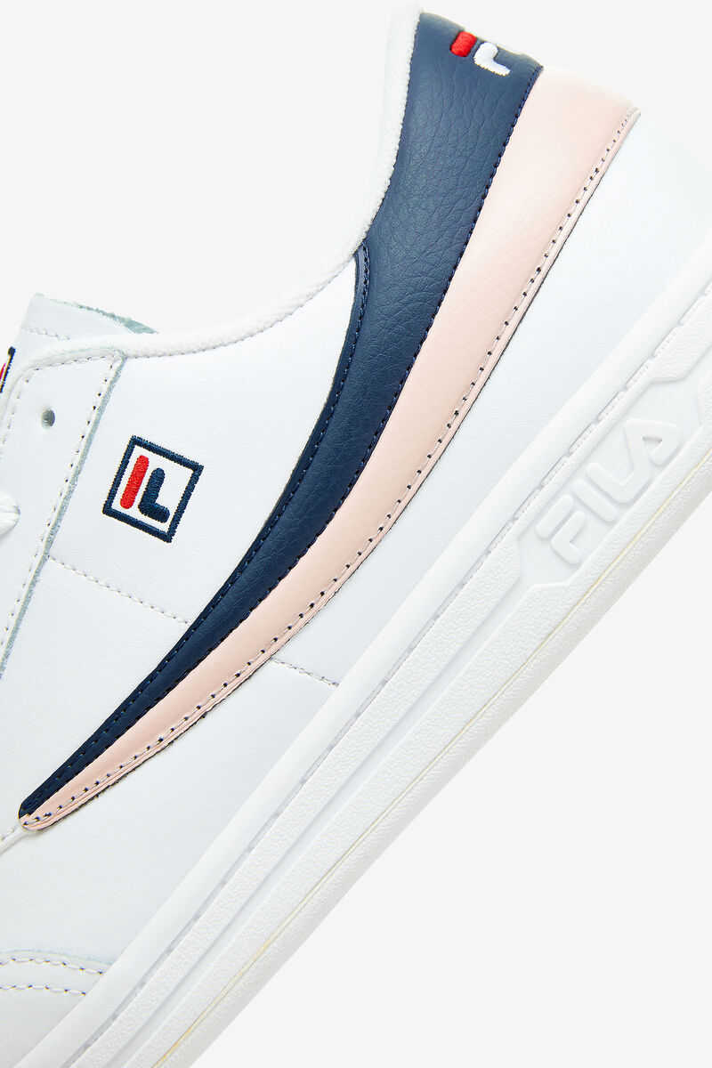 White / Navy / Pink Men's Fila Tennis 88 Classic Sneaker | Fila Trainers | Ath5TYxDmEH