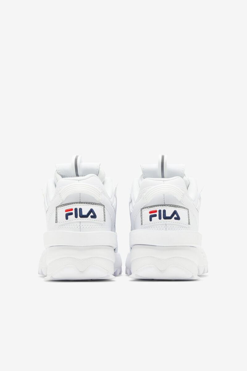 White / Navy / Red Kids' Fila Big Disruptor 2 Exp Platform Shoes | thfKvhKaI2v