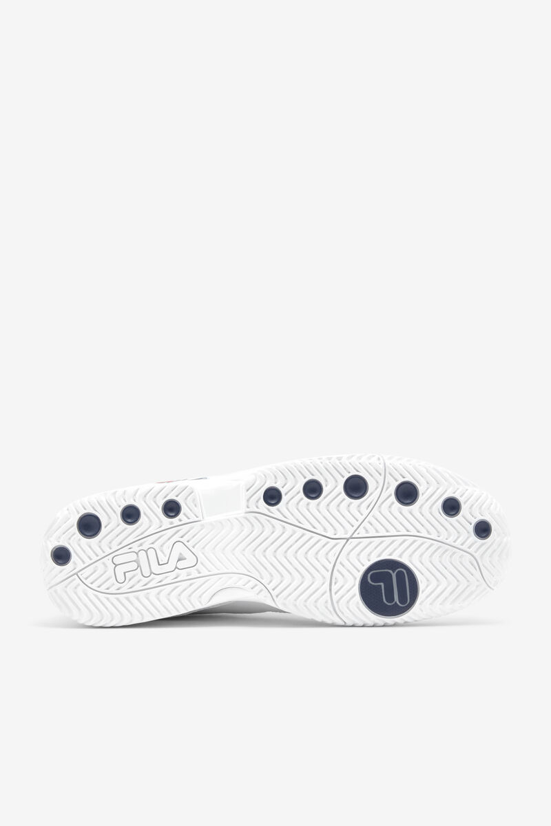 White / Navy / Red Men's Fila Double Bounce Sport Shoes | igmD7is3K4A