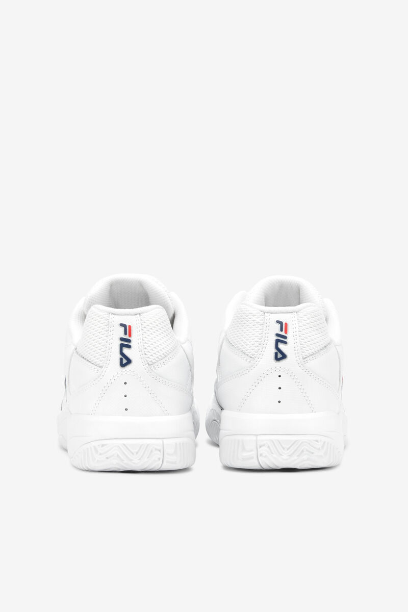 White / Navy / Red Men's Fila Double Bounce Sport Shoes | igmD7is3K4A