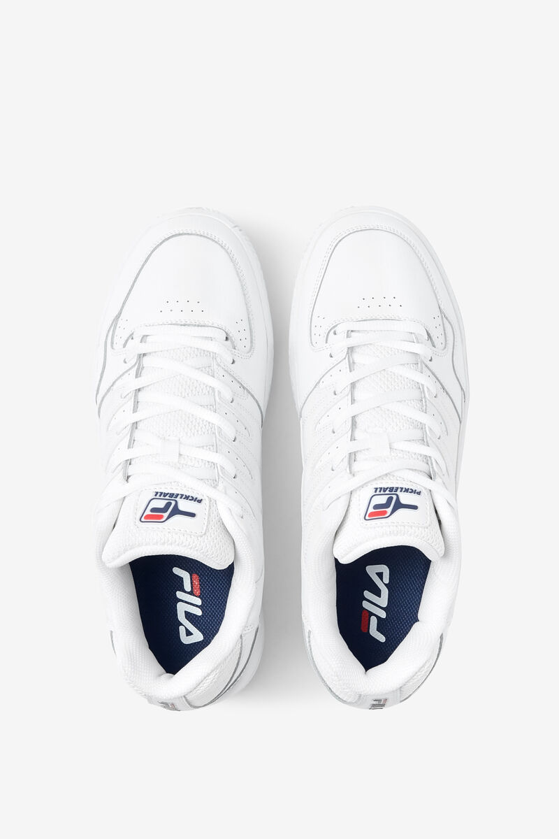 White / Navy / Red Men's Fila Double Bounce Sport Shoes | igmD7is3K4A