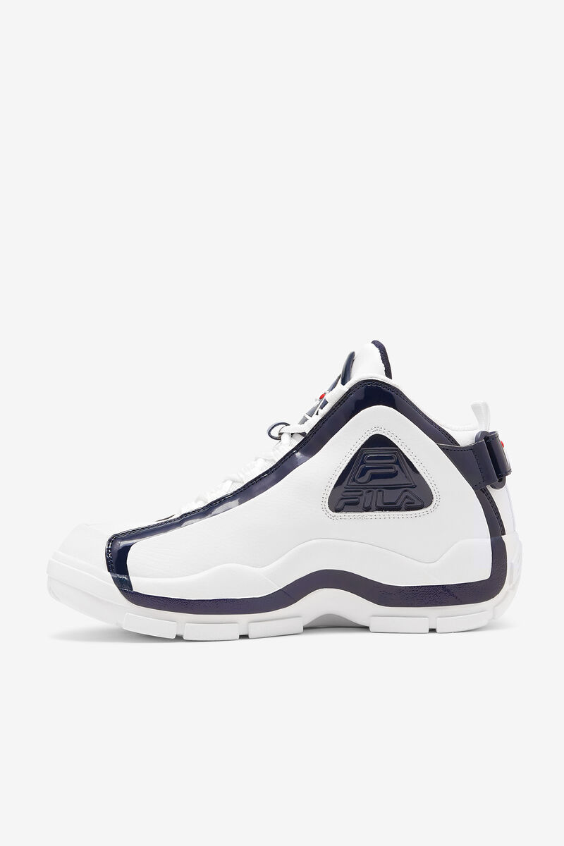 White / Navy / Red Men's Fila Grant Hill 2 Basketball Shoes | eO6OeFayirk