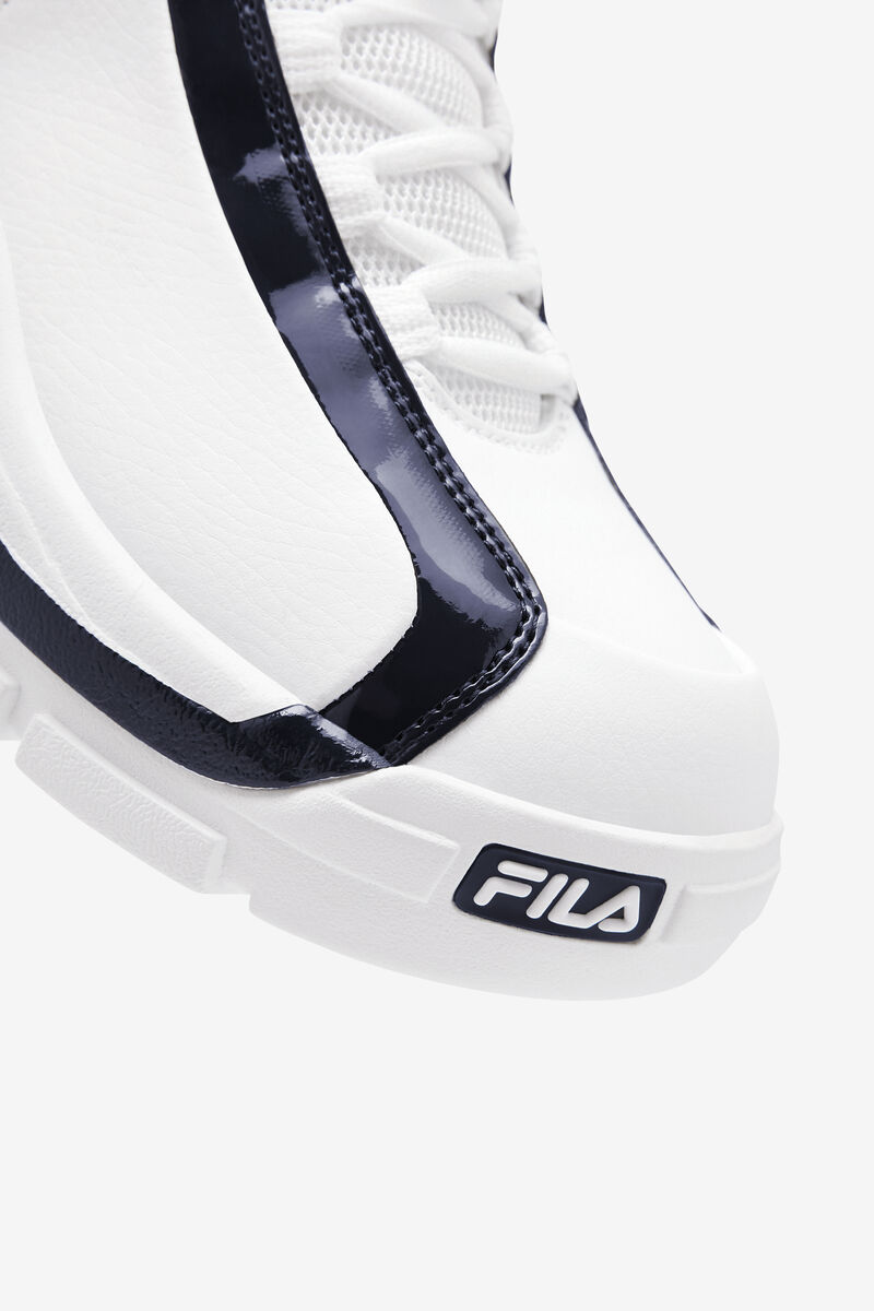 White / Navy / Red Men's Fila Grant Hill 2 Basketball Shoes | eO6OeFayirk