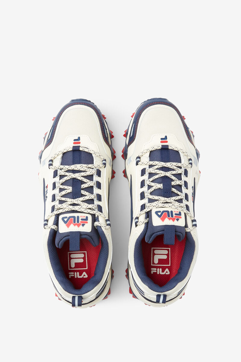 White / Navy / Red Men's Fila Oakmont Tr Running Shoes | onoR9REUuXS