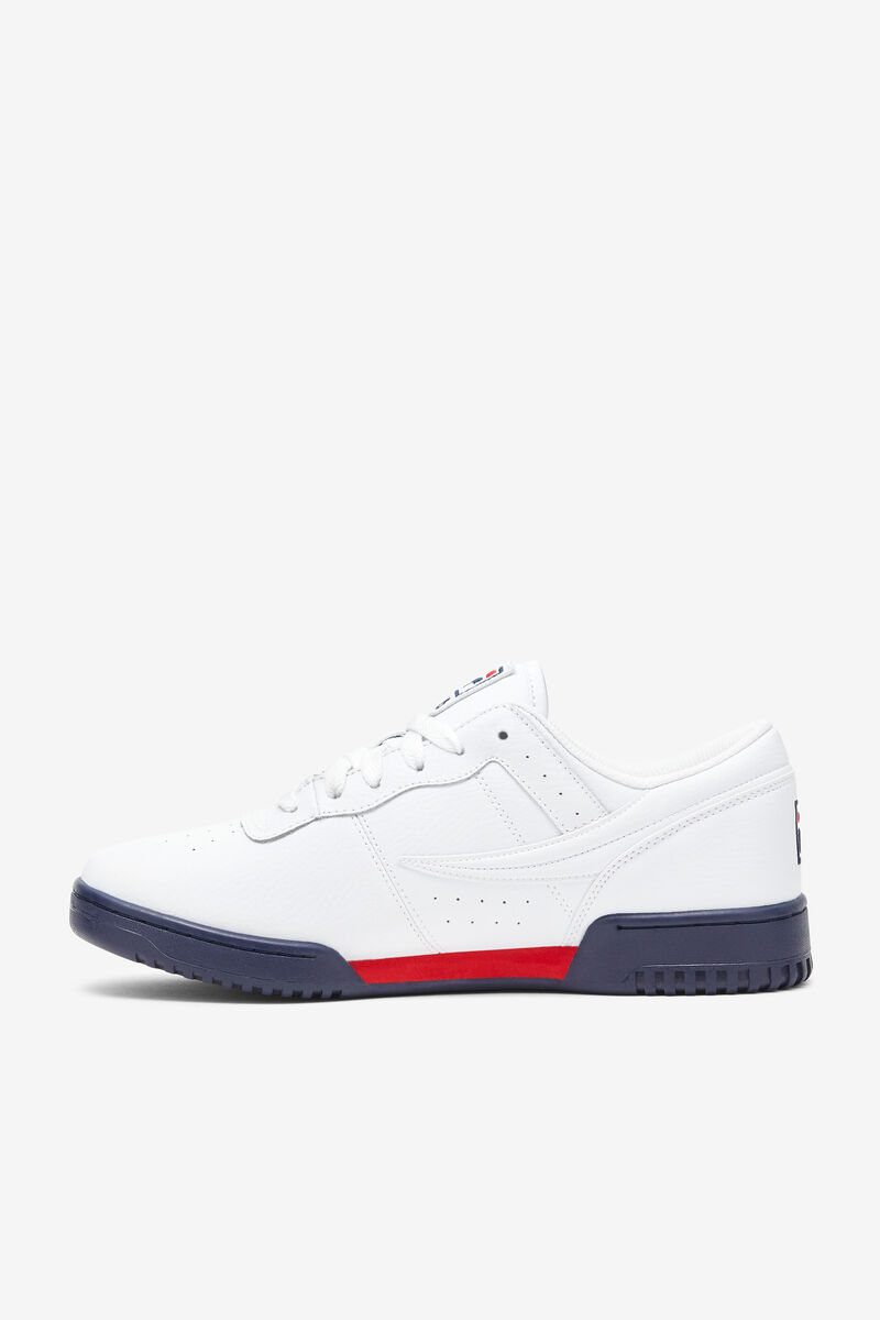 White / Navy / Red Men's Fila Original Fitness Op - Trainers & Lifestyle | Fila Trainers | kRxI9aZbw