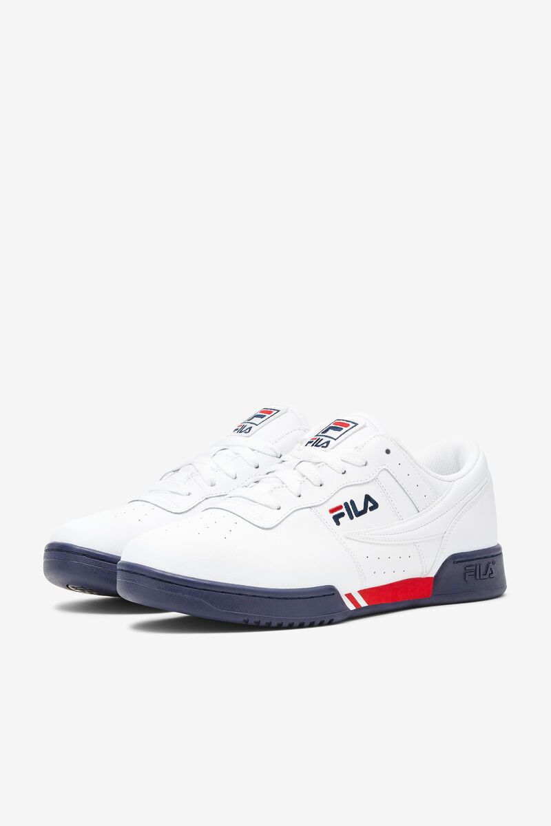 White / Navy / Red Men's Fila Original Fitness Op - Trainers & Lifestyle | Fila Trainers | kRxI9aZbw