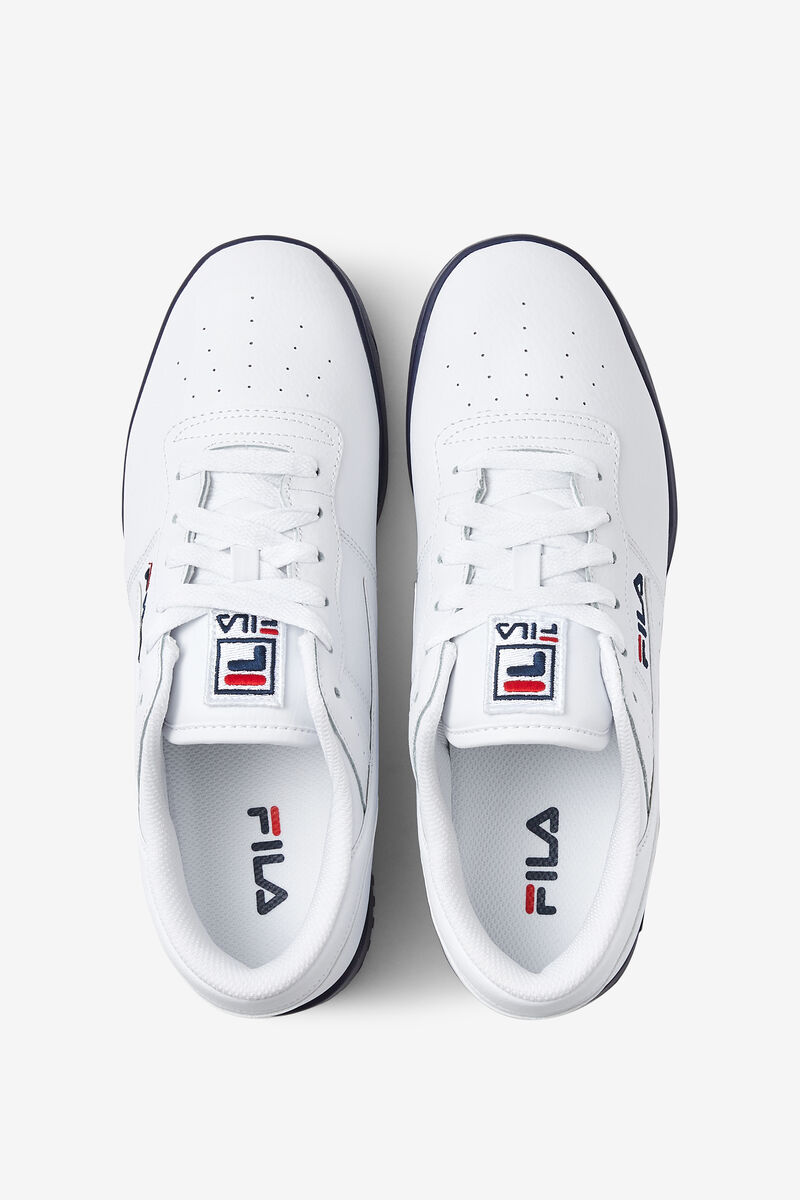 White / Navy / Red Men's Fila Original Fitness Op - Trainers & Lifestyle | Fila Trainers | kRxI9aZbw