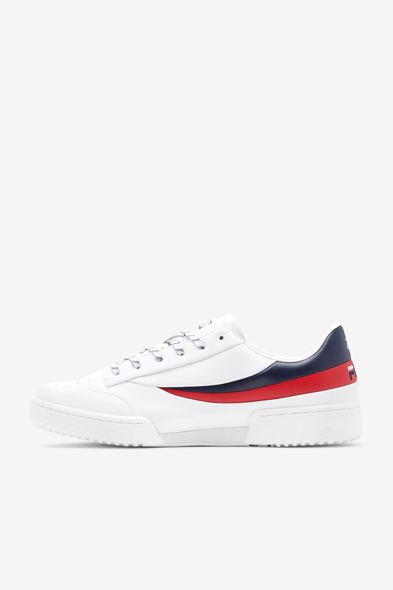 White / Navy / Red Men's Fila Original Tennis Shoes Lx X Brooks Brothers | Fila Trainers | vhOnaZ7ZR