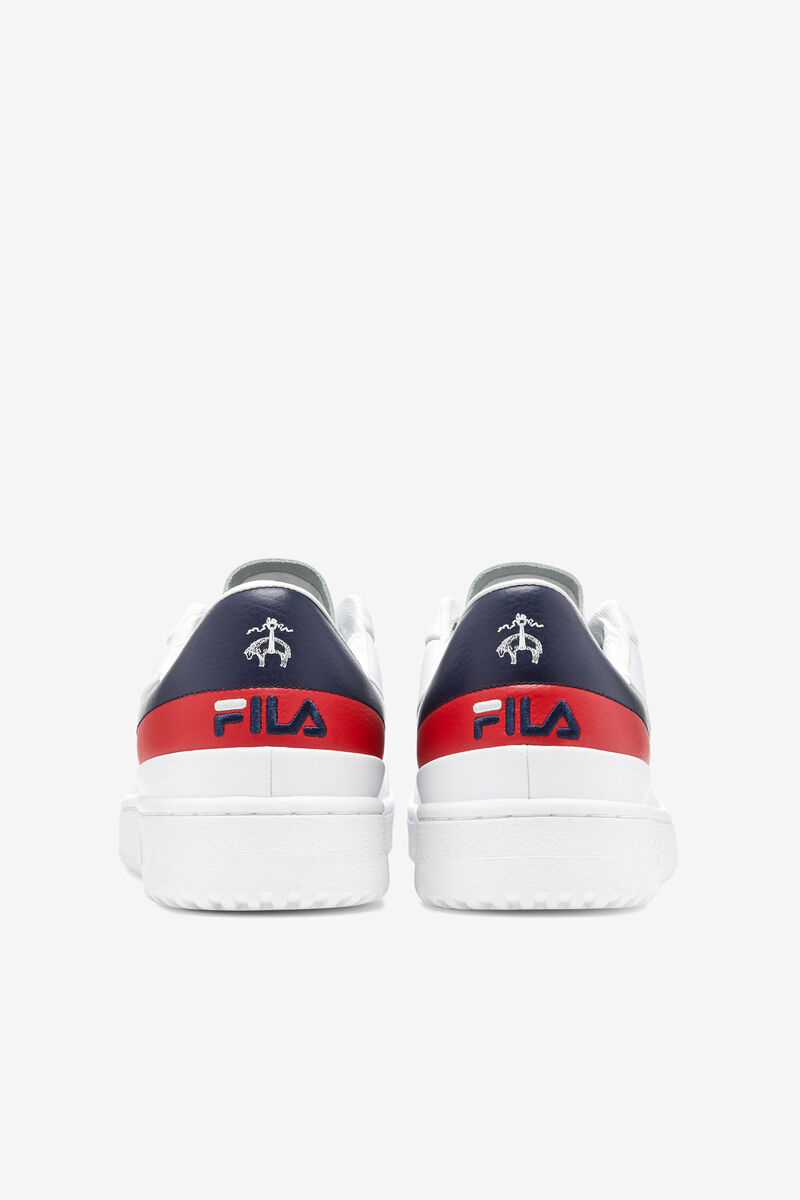 White / Navy / Red Men's Fila Original Tennis Shoes Lx X Brooks Brothers | Fila Trainers | vhOnaZ7ZR