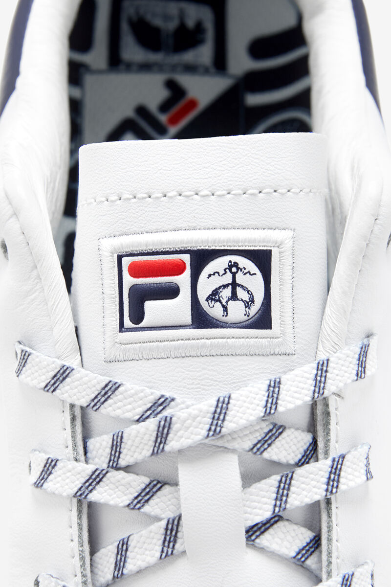 White / Navy / Red Men's Fila Original Tennis Shoes Lx X Brooks Brothers | Fila Trainers | vhOnaZ7ZR