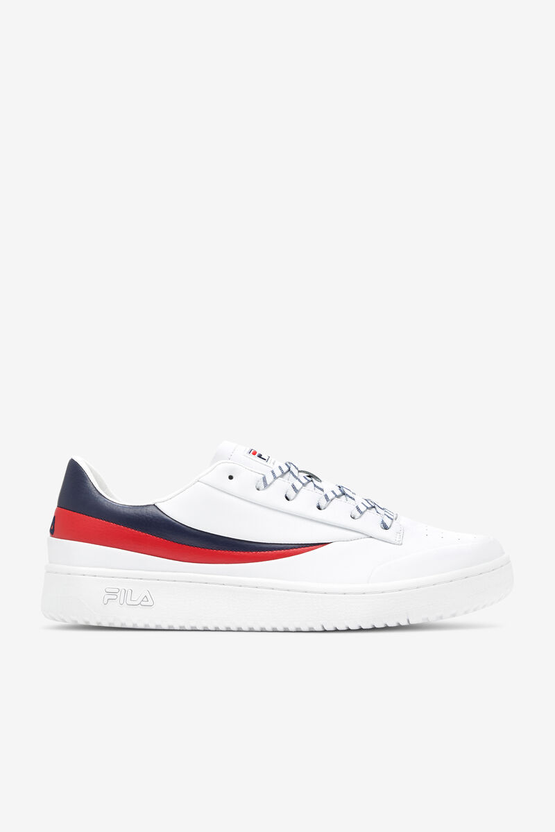 White / Navy / Red Men\'s Fila Original Tennis Shoes Lx X Brooks Brothers | Fila Trainers | vhOnaZ7ZR