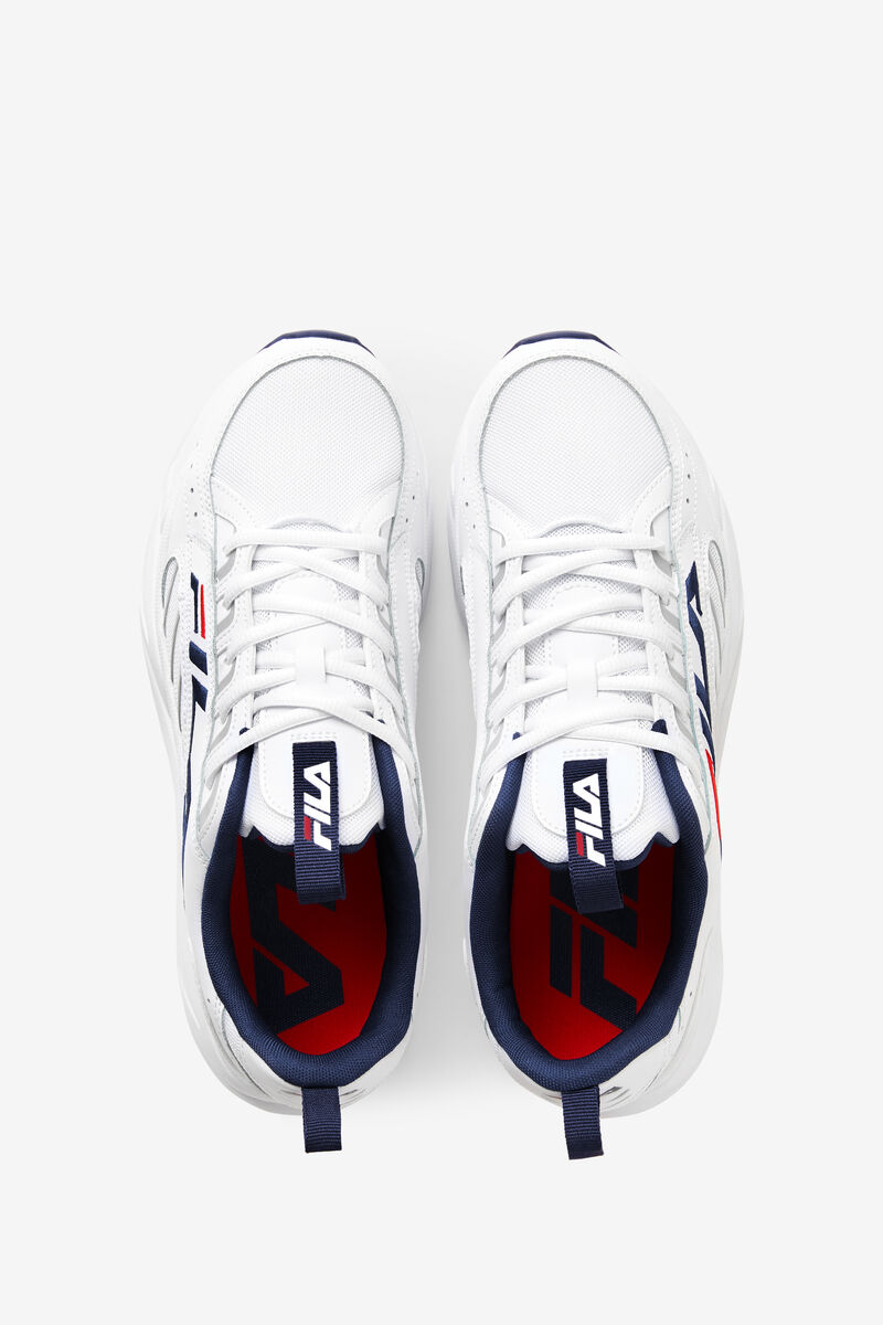 White / Navy / Red Men's Fila Surefire Chunky Dad Sneaker | Fila Trainers | 5eey3AkXAgX