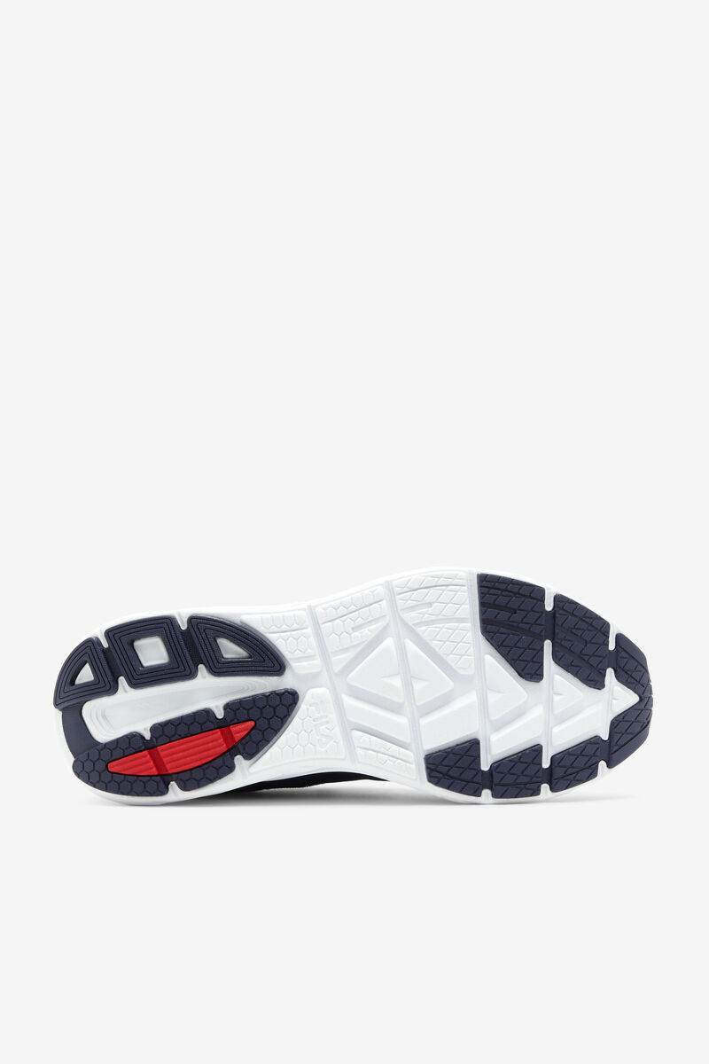 White / Navy / Red Men's Fila Trigate Chunky Trainers X Brooks Brothers | Fila Trainers | djEnCeXsS5