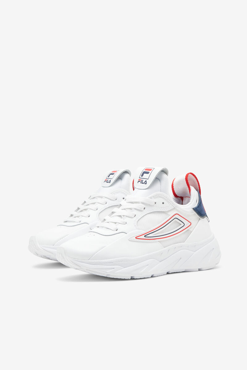 White / Navy / Red Women's Fila Amore Trainers | 3u5EXti2fvS