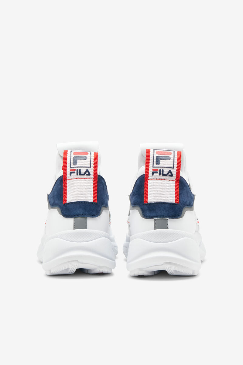 White / Navy / Red Women's Fila Amore Trainers | 3u5EXti2fvS