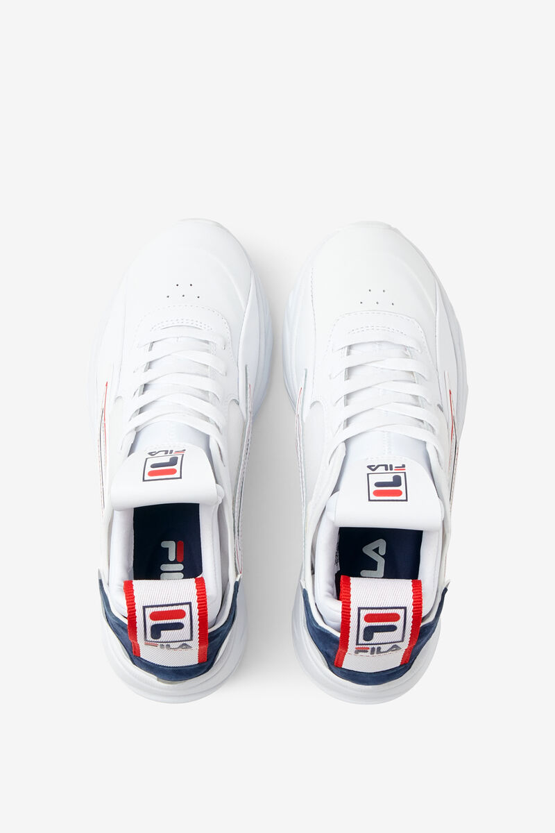 White / Navy / Red Women's Fila Amore Trainers | 3u5EXti2fvS