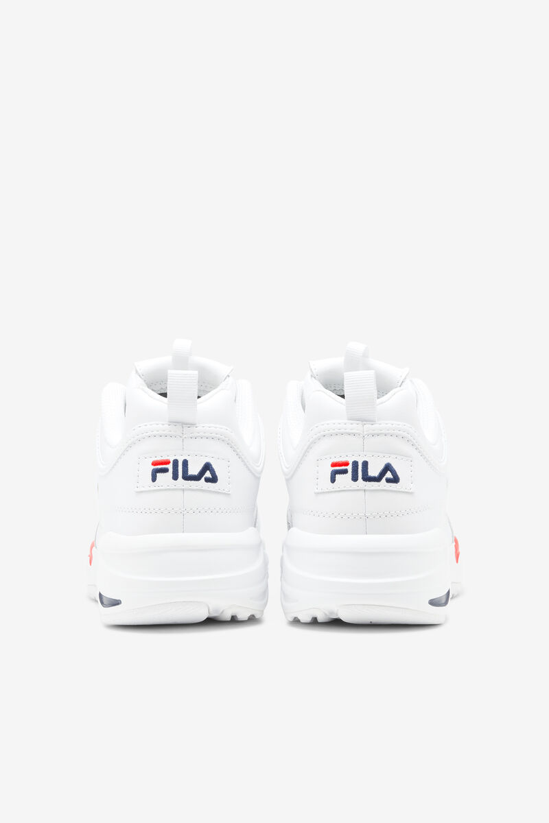 White / Navy / Red Women's Fila Disruptor 2 X Ray Tracer Sport Shoes | 5kkTR9HAM1g