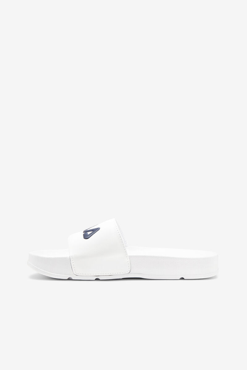 White / Navy / Red Women's Fila Drifter Sandals | MAa9ouHcP3e