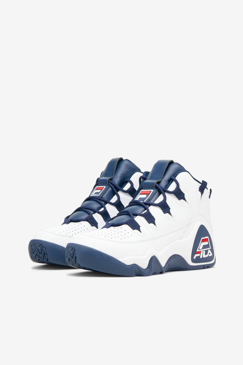 White / Navy / Red Women's Fila Grant Hill 1 Trainers | L7mUQ1Smzli