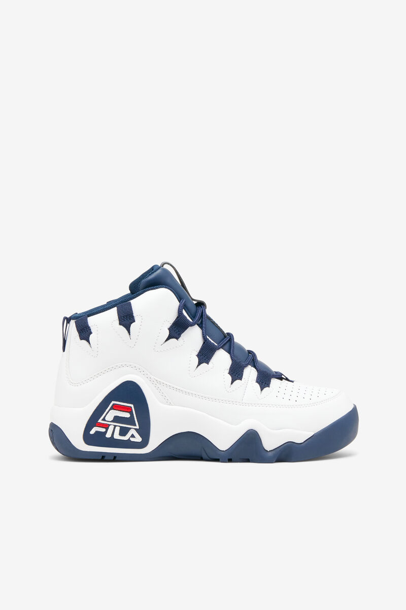 White / Navy / Red Women\'s Fila Grant Hill 1 Trainers | L7mUQ1Smzli