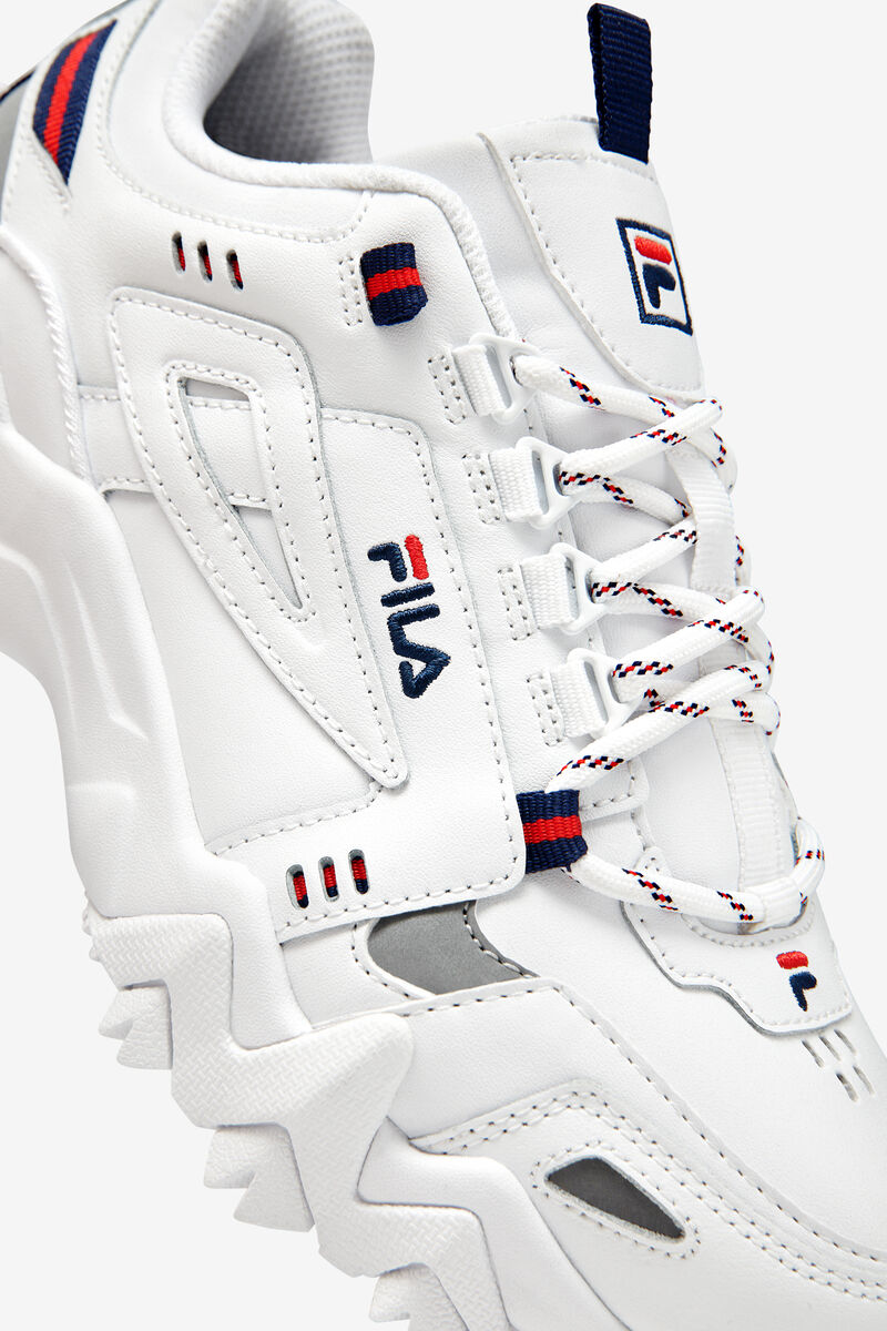 White / Navy / Red Women's Fila Oakmont Tr Trainers | FuBgSHnRAFh