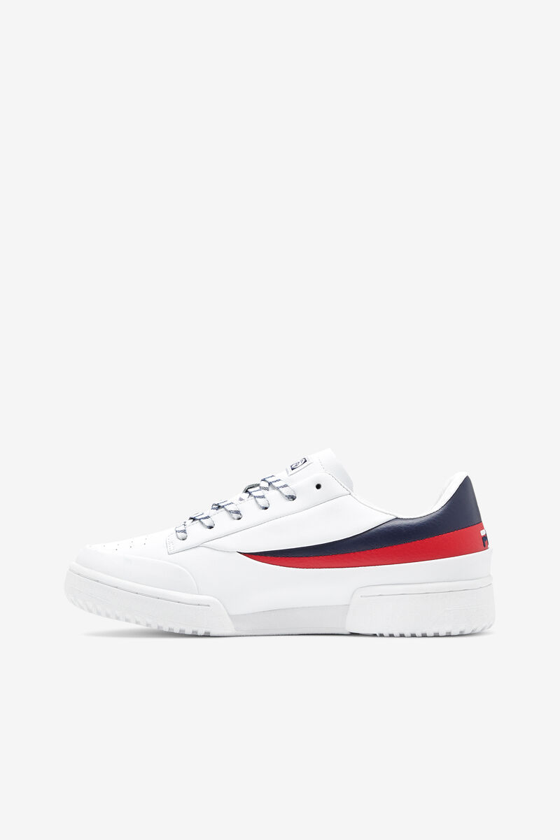 White / Navy / Red Women's Fila Original Tennis Lx X Brooks Brothers Trainers | 9o4AbMX6l4k