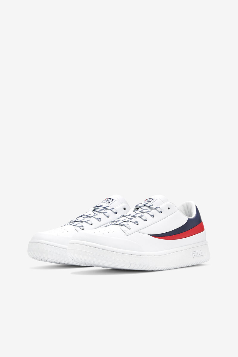 White / Navy / Red Women's Fila Original Tennis Lx X Brooks Brothers Trainers | 9o4AbMX6l4k