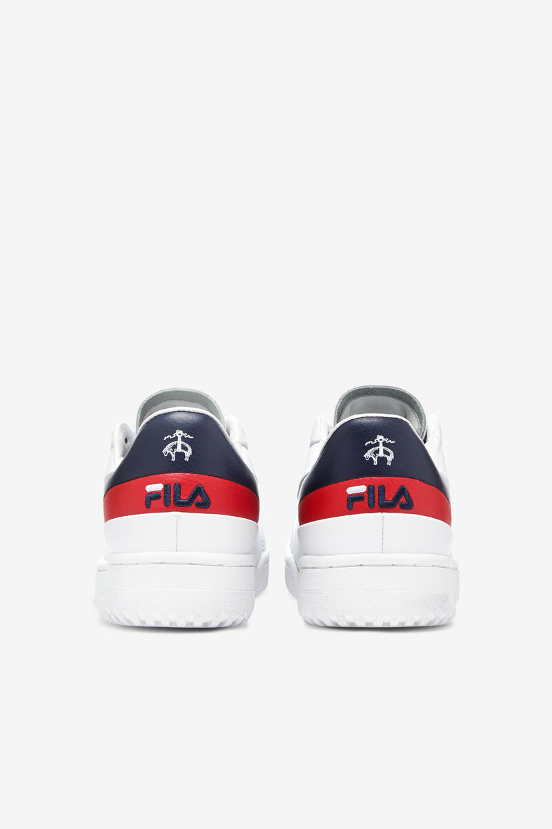 White / Navy / Red Women's Fila Original Tennis Lx X Brooks Brothers Trainers | 9o4AbMX6l4k