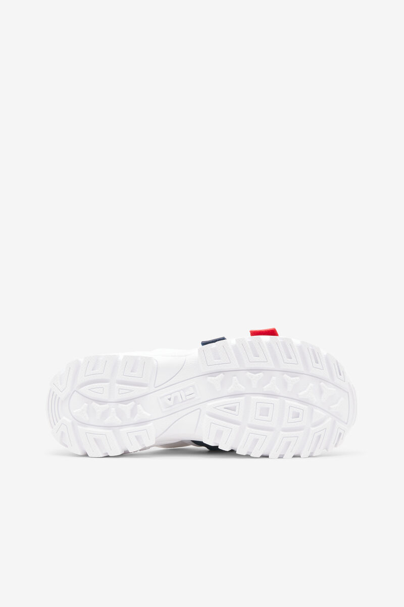 White / Navy / Red Women's Fila Outdoor Slide Slides | t9nAac78zXW