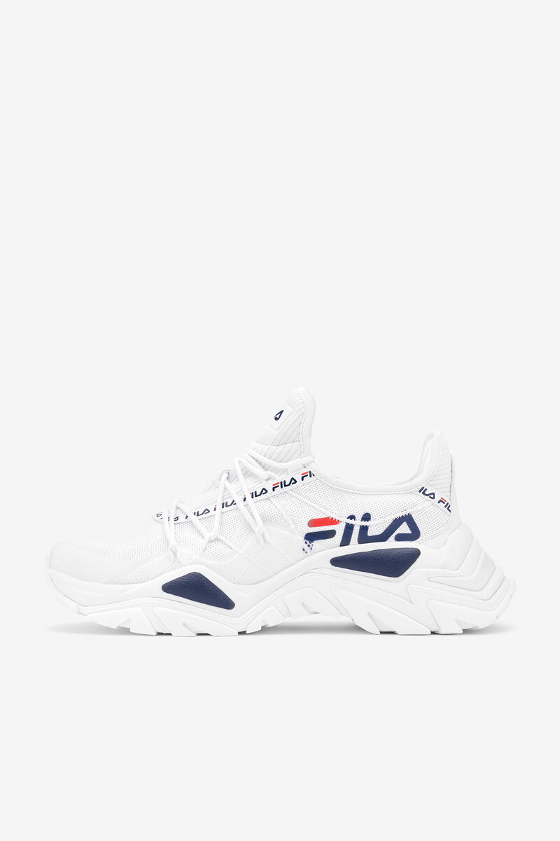 White / Navy / Red Women's Fila Relectrove Premium Trainers | N4uT3OuxGja