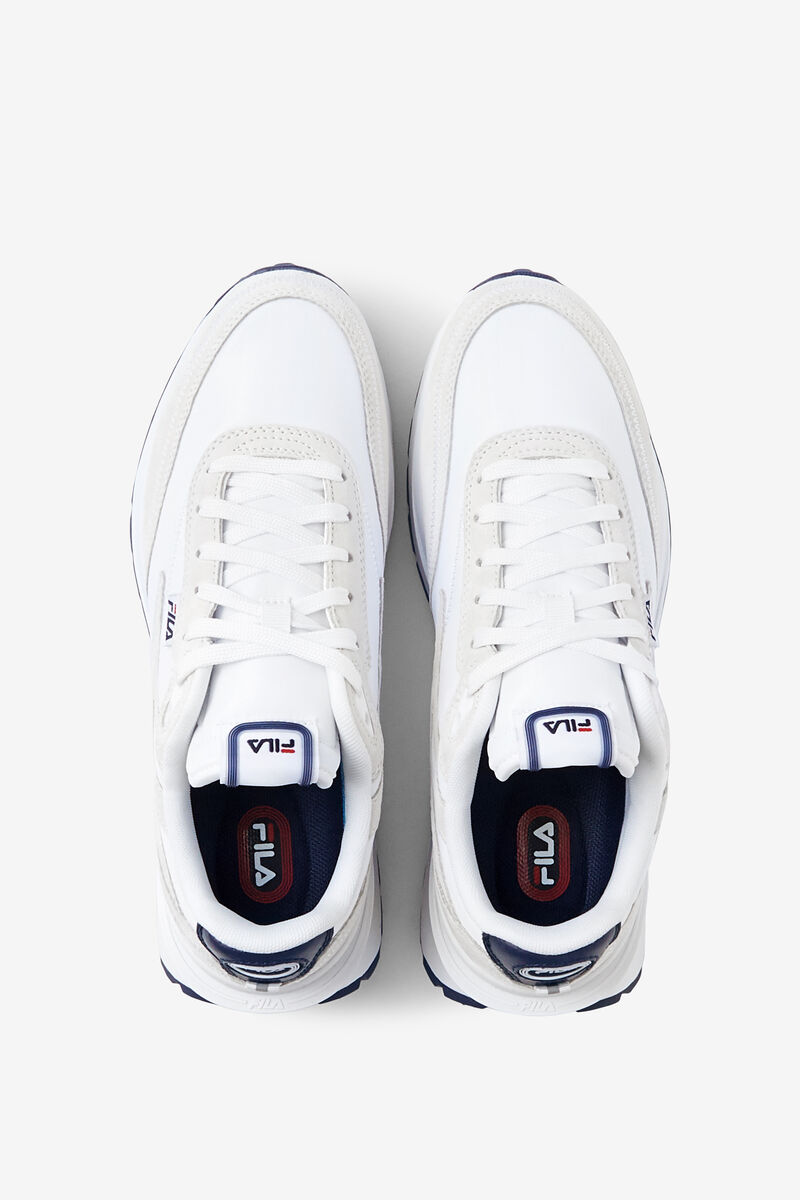 White / Navy / Red Women's Fila Renno Trainers | it4fvZJHhfl