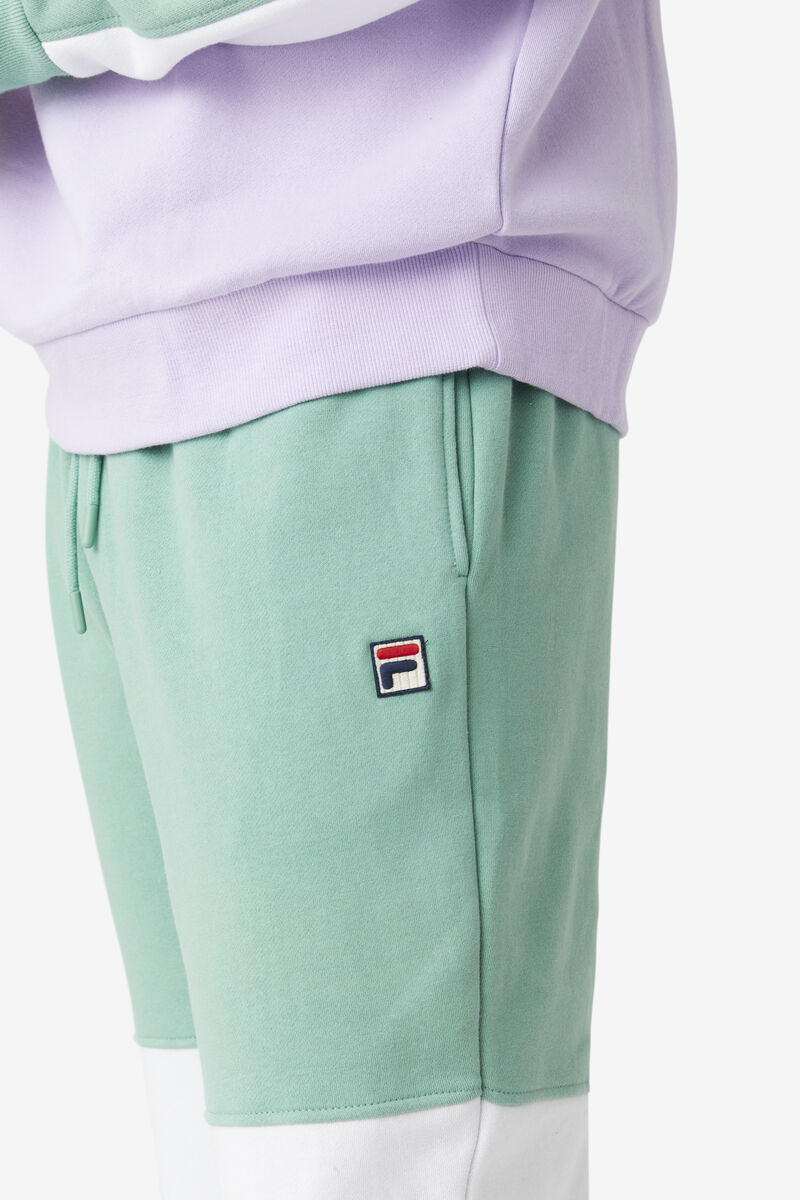 White / Purple Men's Fila France Pant Pants | WrzC7ZDvEmo