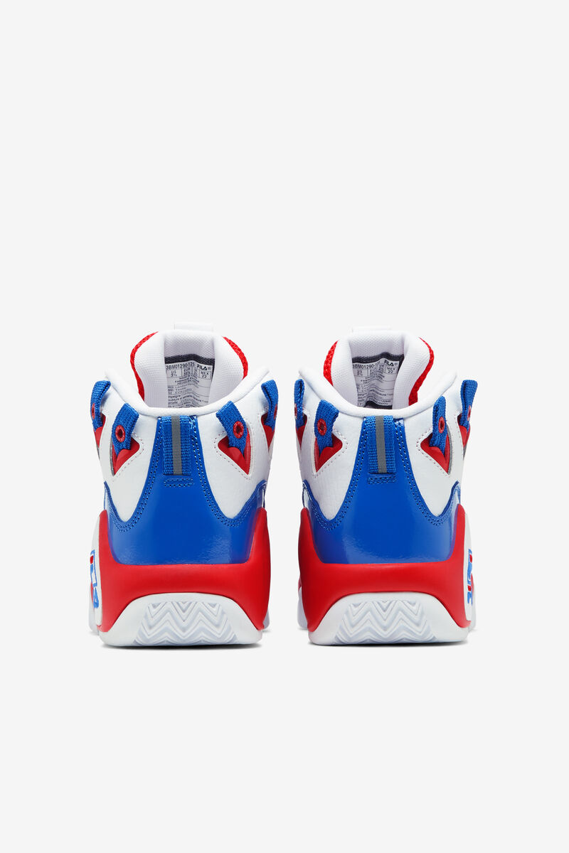 White / Red / Blue Kids' Fila Little Grant Hill 1 Basketball Shoes | xSKK4plIeqP