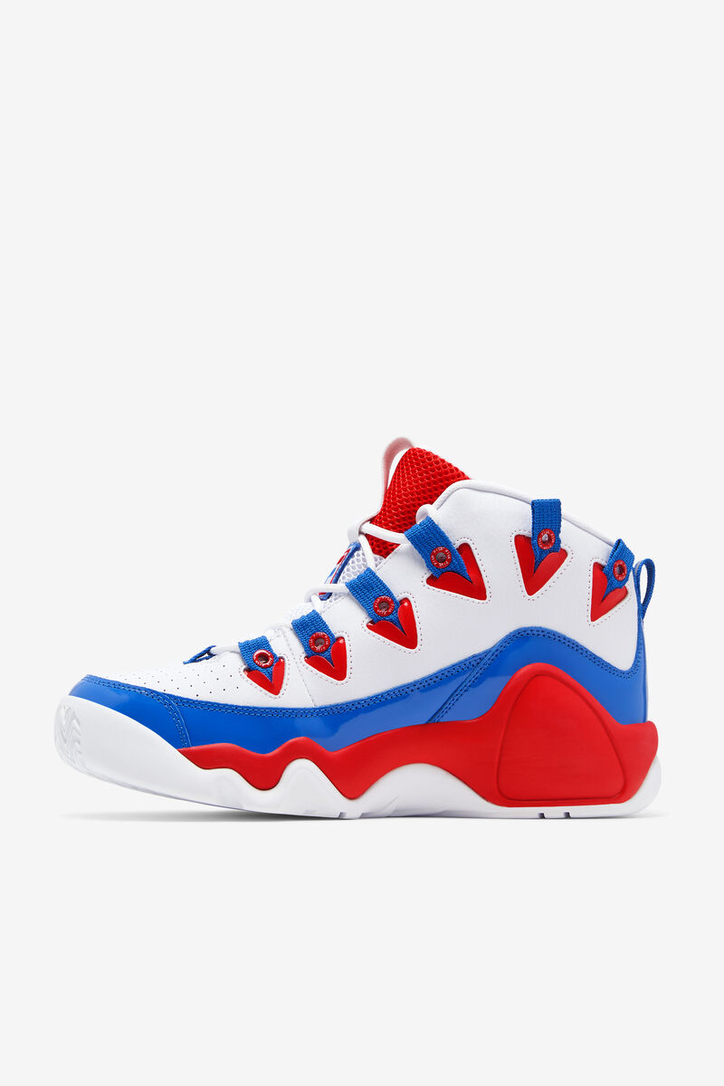 White / Red / Blue Men's Fila Grant Hill 1 Basketball Shoes | Fila Trainers | TZNu4HB9y2R