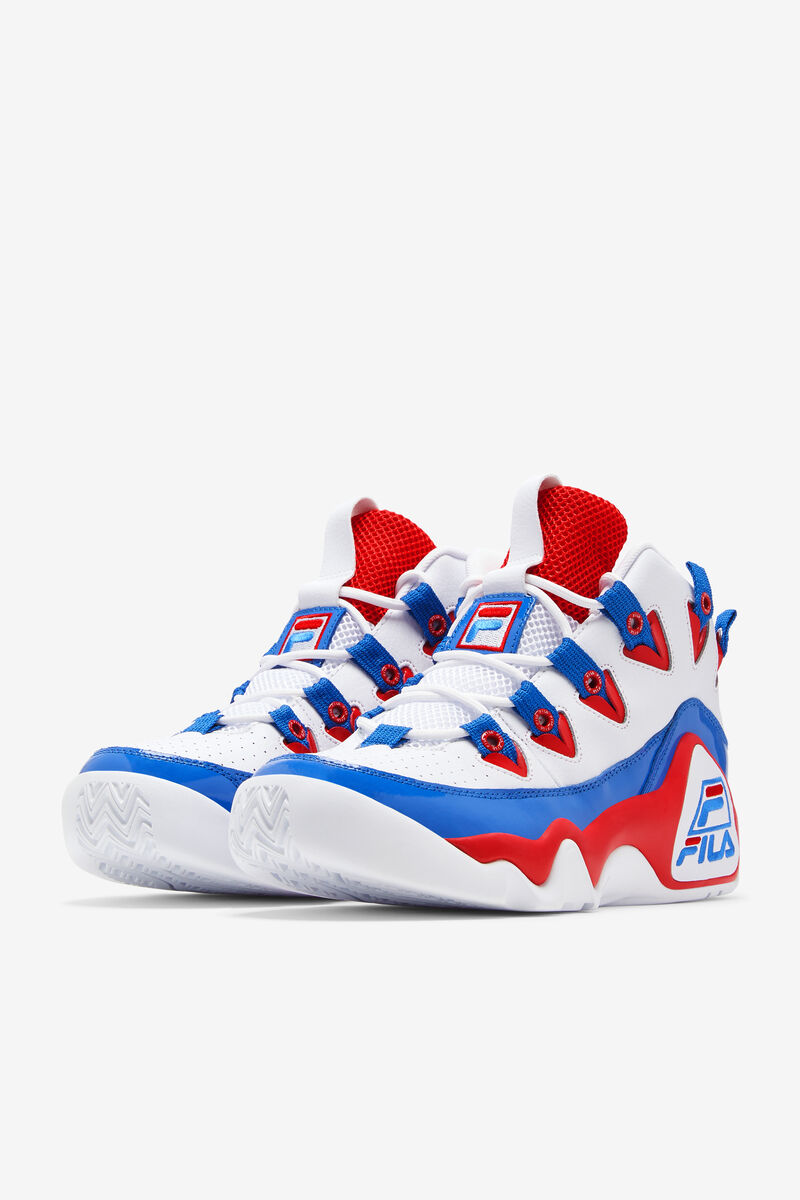 White / Red / Blue Men's Fila Grant Hill 1 Basketball Shoes | Fila Trainers | TZNu4HB9y2R