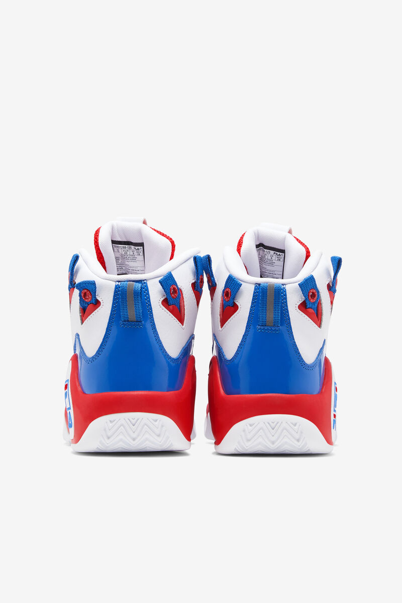 White / Red / Blue Men's Fila Grant Hill 1 Basketball Shoes | Fila Trainers | TZNu4HB9y2R