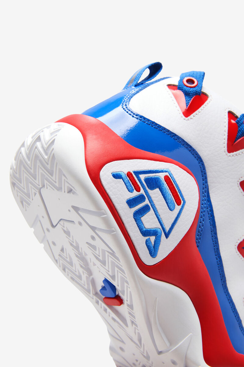 White / Red / Blue Men's Fila Grant Hill 1 Basketball Shoes | Fila Trainers | TZNu4HB9y2R