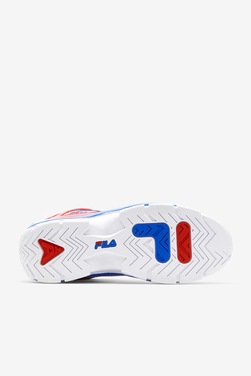 White / Red / Blue Men's Fila Grant Hill 2 - Red, White & Blue Basketball Shoes | Fila Trainers | WO