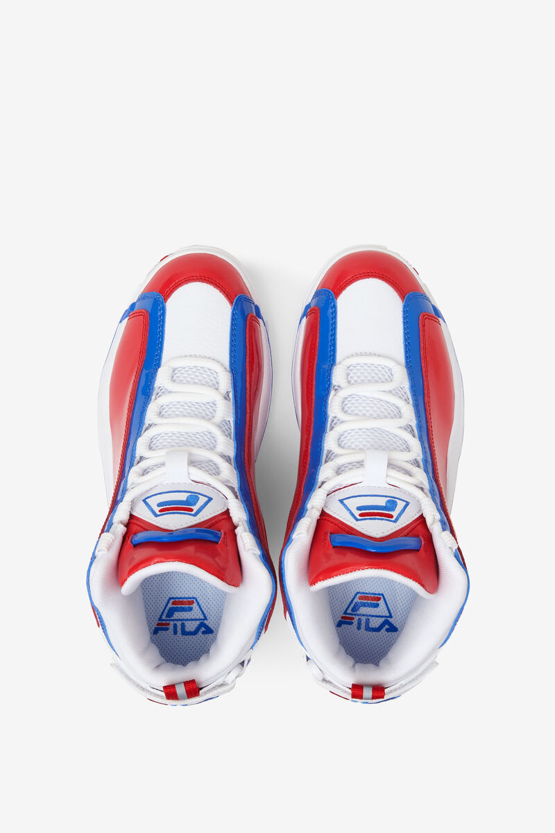 White / Red / Blue Women's Fila Grant Hill 2 Trainers | NBDl9Ojppsy