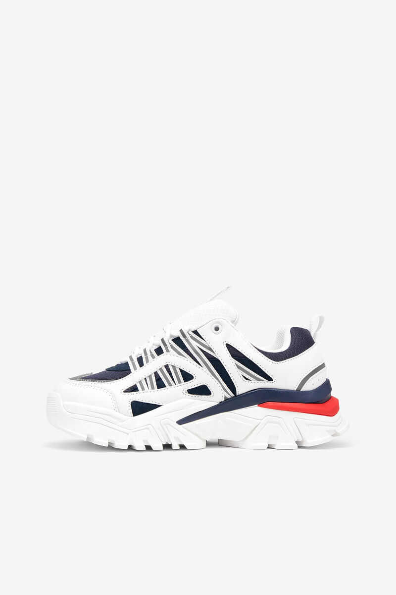 White / Red / Navy Women's Fila Vitalize Trainers | r2JwonvJbOw