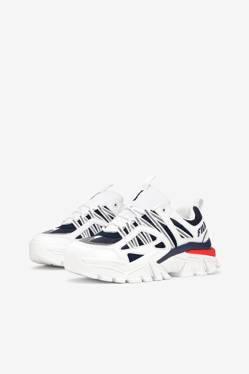 White / Red / Navy Women's Fila Vitalize Trainers | r2JwonvJbOw