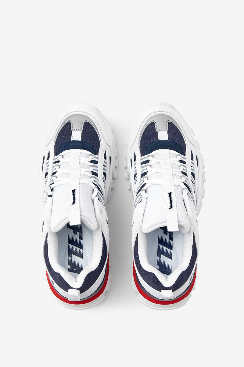 White / Red / Navy Women's Fila Vitalize Trainers | r2JwonvJbOw