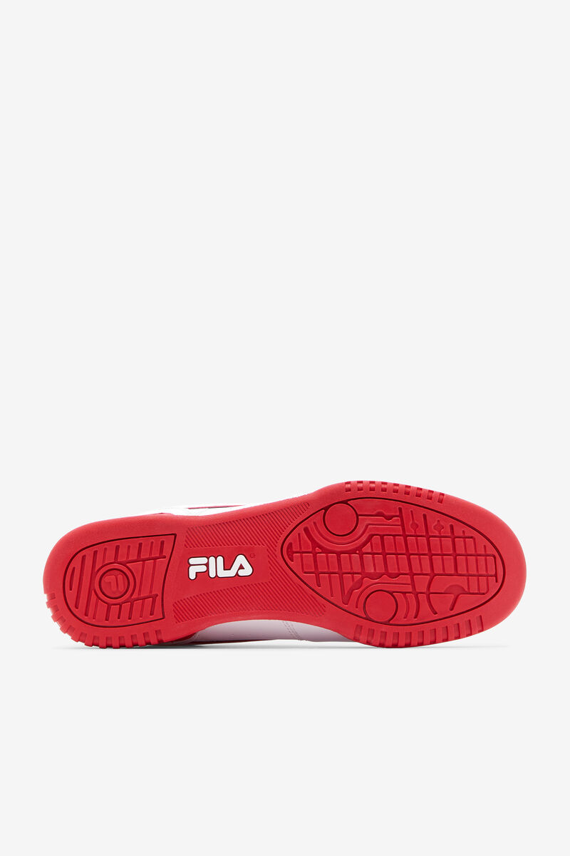 White / Red / White Men's Fila Original Fitness Flat Shoes | WpqH4c1ghQt